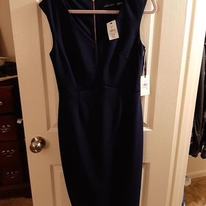 Navy Ivanka Trump dress